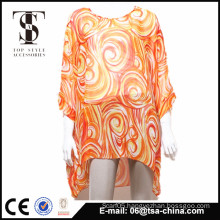 Summer Of 2016 The New European And American Style Print Fabric Sleeveless poncho